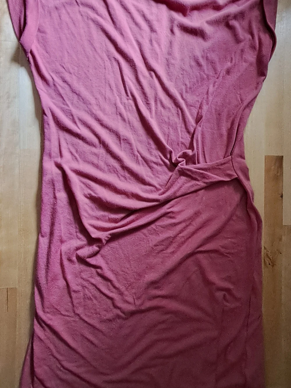 GAP Twist-Front Dress in Dusty Rose
